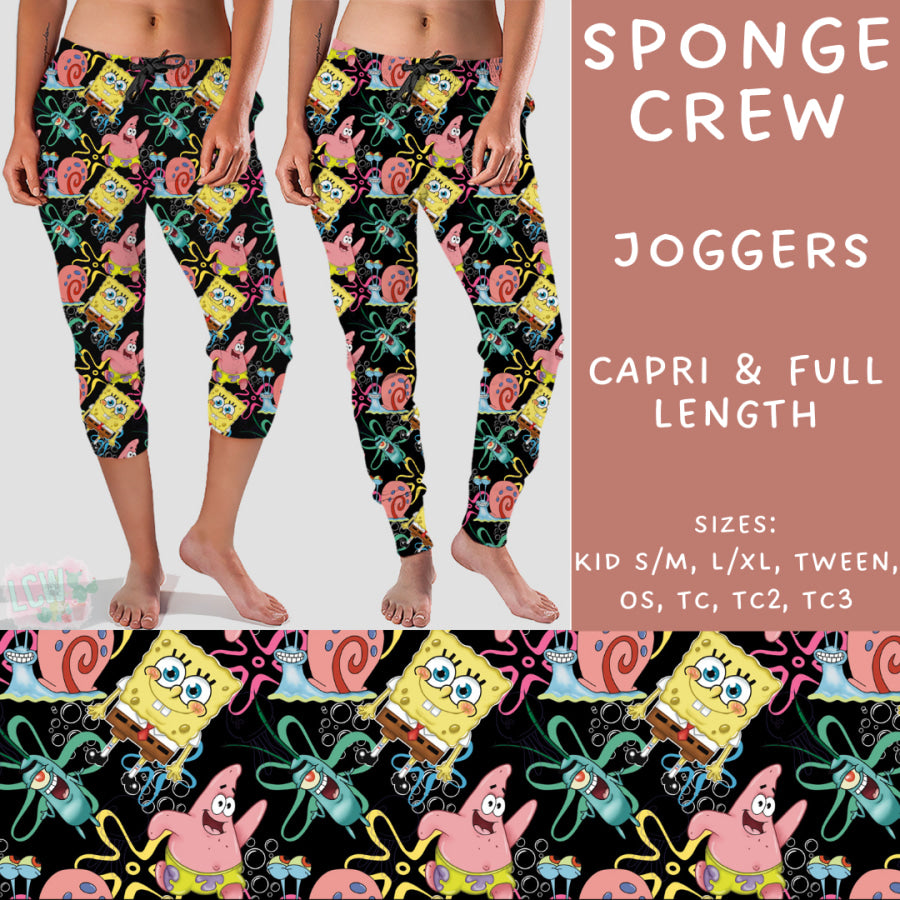 Preorder Custom Styles - Sponge Crew - Closes 11 Oct - ETA late Dec 2024 Leggings