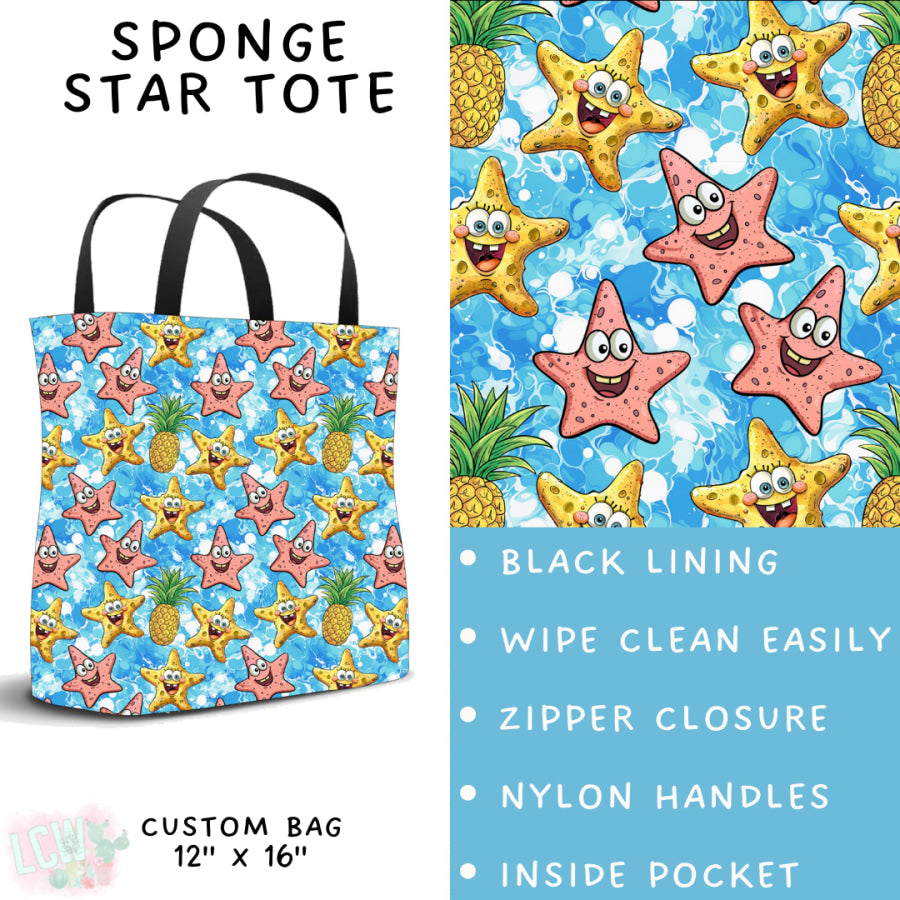 Preorder Custom Styles - Sponge Star - Closes 15 May - ETA mid Jul 2025 Leggings