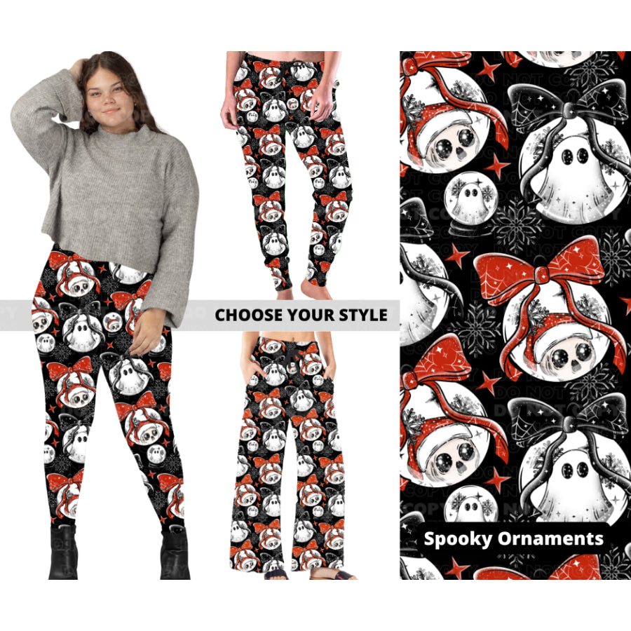 PREORDER Custom Styles - Spooky Ornaments - Closes 7 Oct - ETA late Dec 2024 Leggings