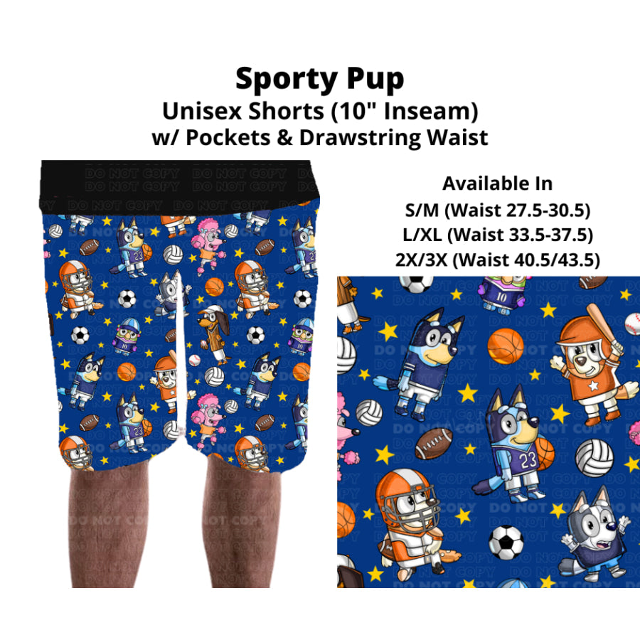 PREORDER Custom Styles - Sporty Pup - Closes 27 Nov - ETA late Feb 2025 Leggings