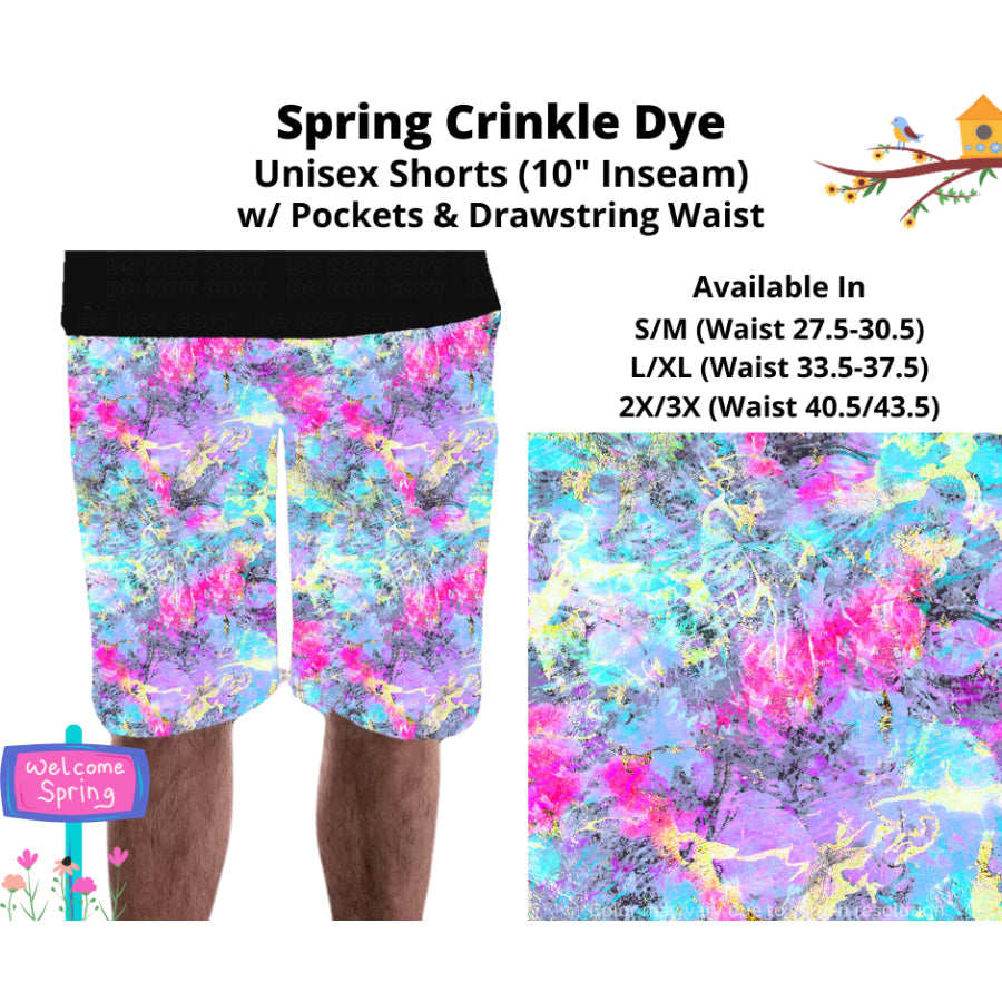 PREORDER Custom Styles - Spring Crinkle Dye - Closes 22 Jan - ETA late Apr 2025 Leggings