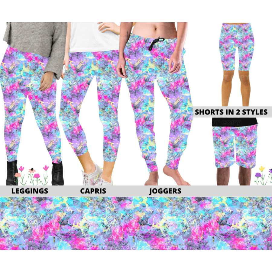 PREORDER Custom Styles - Spring Crinkle Dye - Closes 22 Jan - ETA late Apr 2025 Leggings