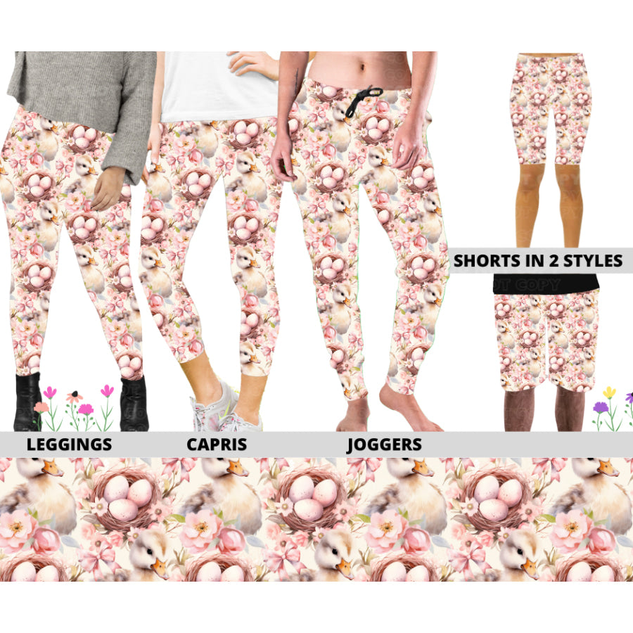 PREORDER Custom Styles - Spring Ducks - Closes 20 Jan - ETA late Apr 2025 Leggings