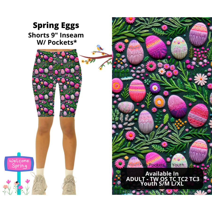 PREORDER Custom Styles - Spring Eggs - Closes 20 Jan - ETA late Apr 2025 Leggings