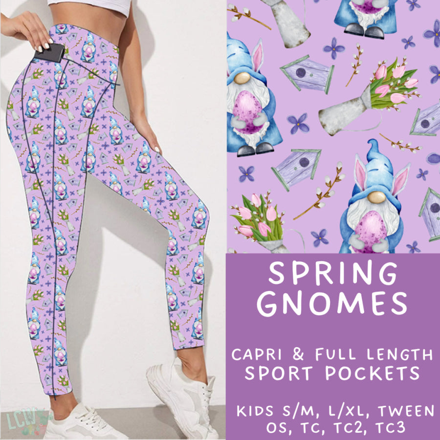 Preorder Custom Styles - Spring Gnomes - Closes 30 Jan - ETA late Apr 2025 Leggings