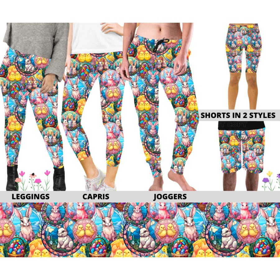 PREORDER Custom Styles - Stained Glass Easter - Closes 27 Jan - ETA late Apr 2025 Leggings