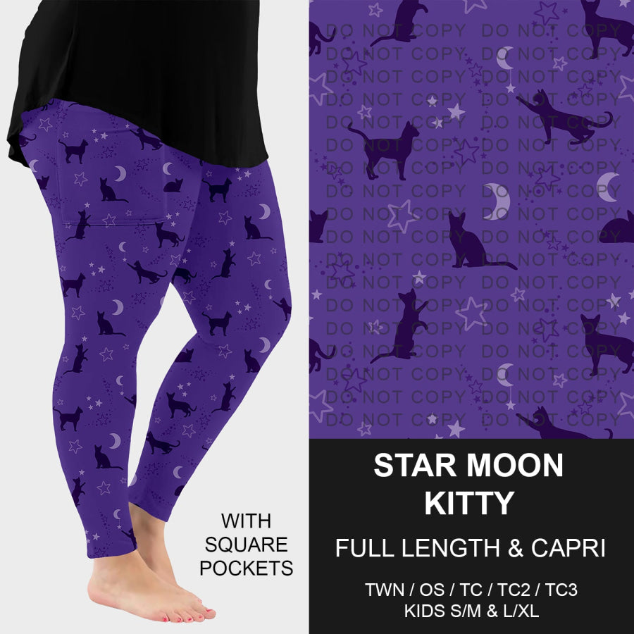 PREORDER Custom Styles - Star Moon Kitty - Closes 20 May - ETA late Aug 2025 Loungewear