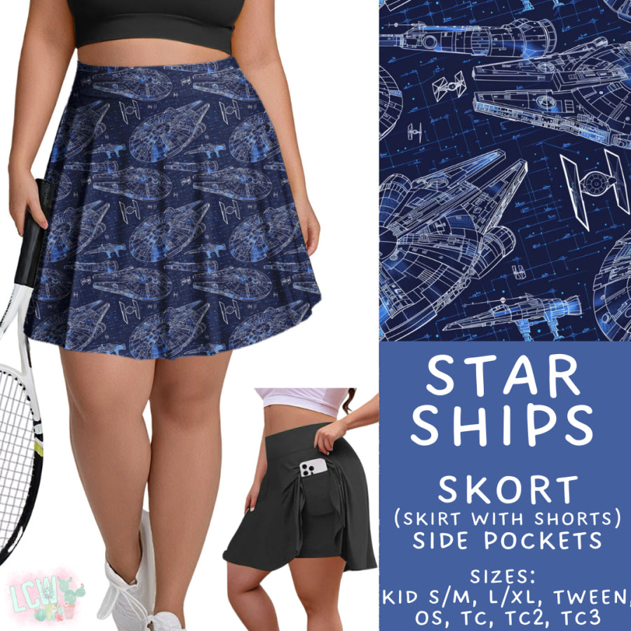 Preorder Custom Styles - Star Ships - Closes 29 Sep - ETA late Dec 2025 Leggings