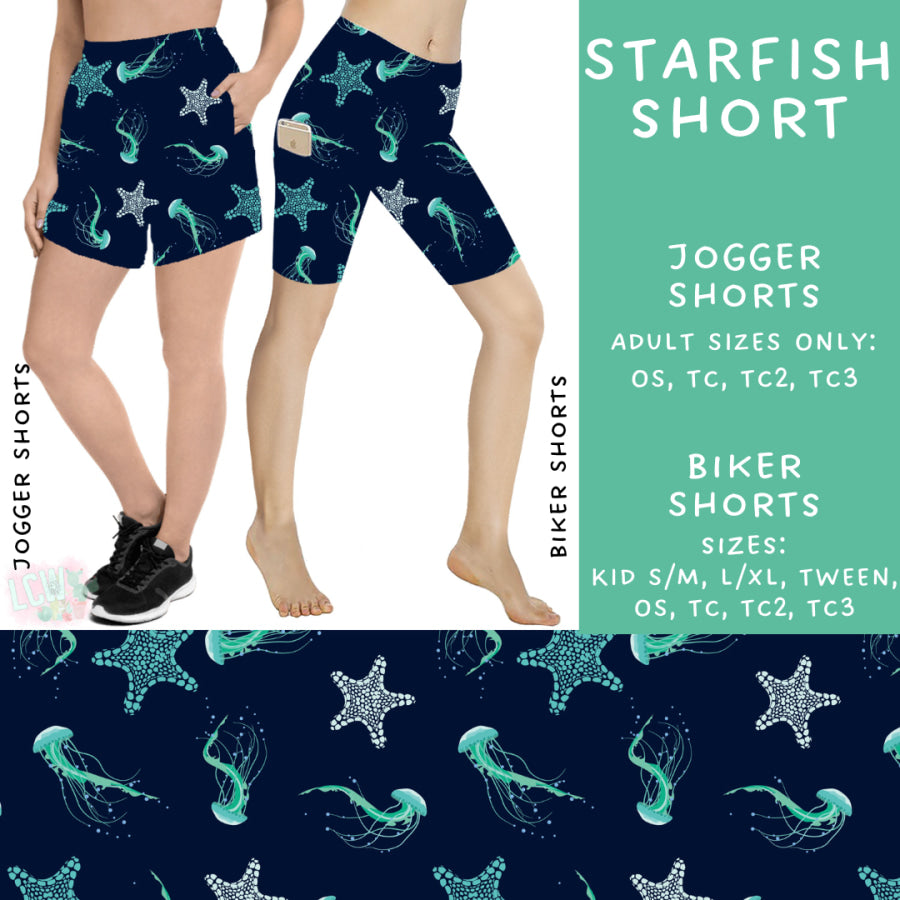 Preorder Custom Styles - Starfish - Closes 20 Mar - ETA mid Jun 2025 Leggings