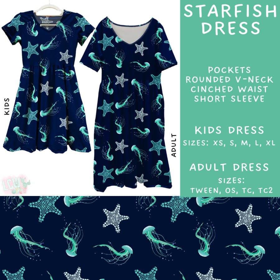 Preorder Custom Styles - Starfish - Closes 20 Mar - ETA mid Jun 2025 Leggings