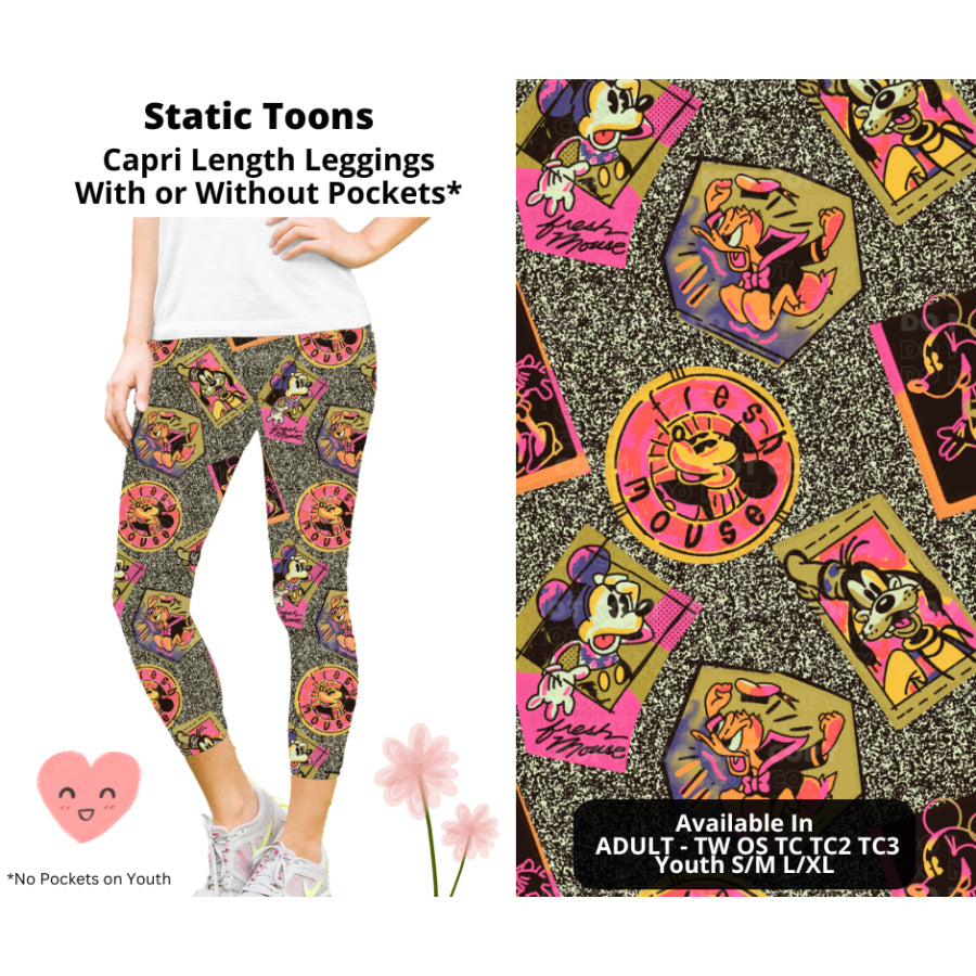 Preorder Custom Styles - Static Tunes - Closes 3 Mar - ETA mid Jun 2025 Leggings