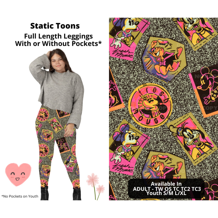 Preorder Custom Styles - Static Tunes - Closes 3 Mar - ETA mid Jun 2025 Leggings