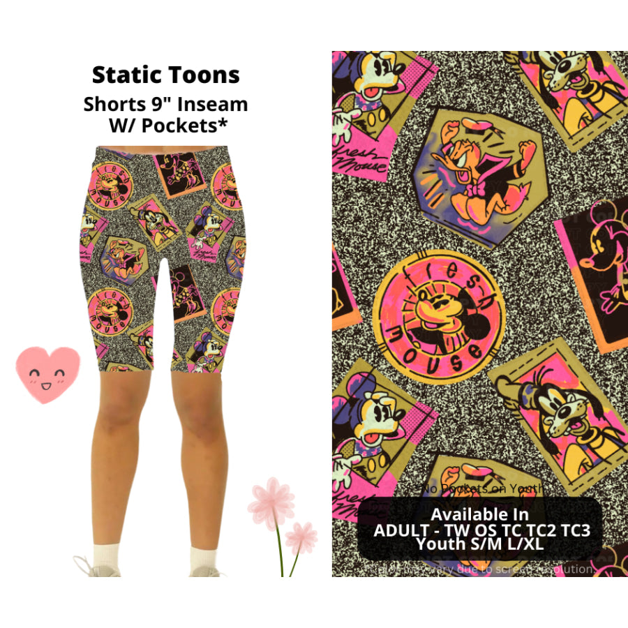 Preorder Custom Styles - Static Tunes - Closes 3 Mar - ETA mid Jun 2025 Leggings