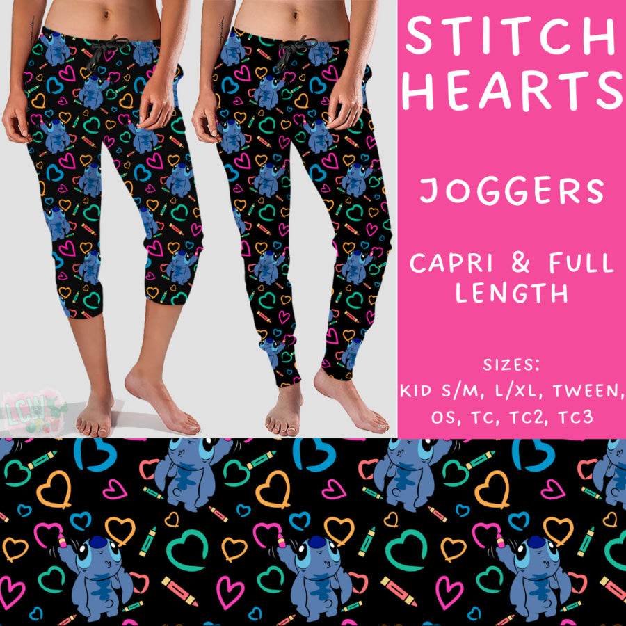 Preorder Custom Styles - Stitch Hearts - Closes 20 Jan - ETA late Apr 2025 Leggings