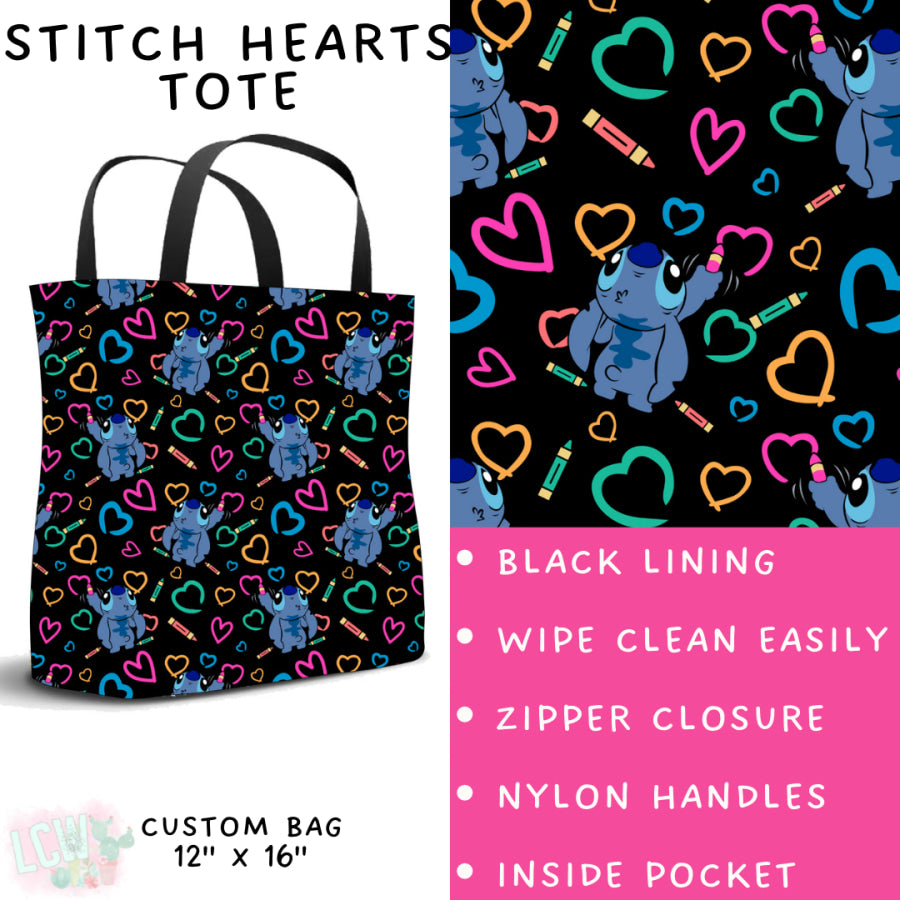 Preorder Custom Styles - Stitch Hearts - Closes 20 Jan - ETA late Apr 2025 Leggings