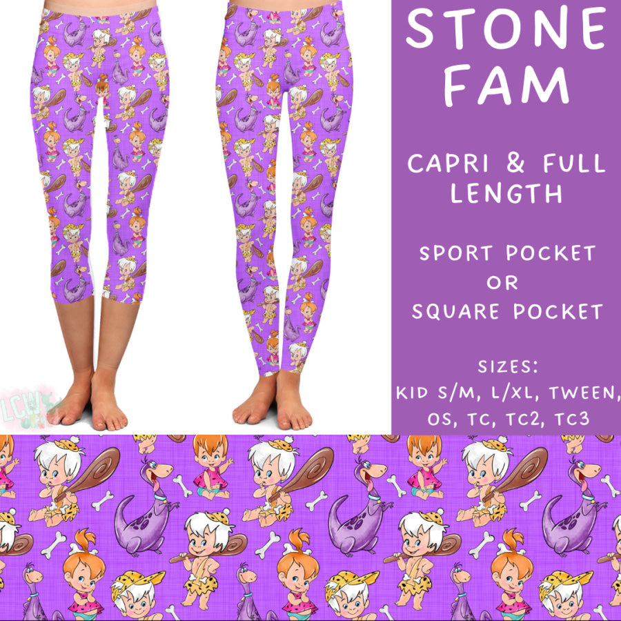 Preorder Custom Styles - Stone Fam - Closes 3 Mar - ETA late May 2025 Leggings