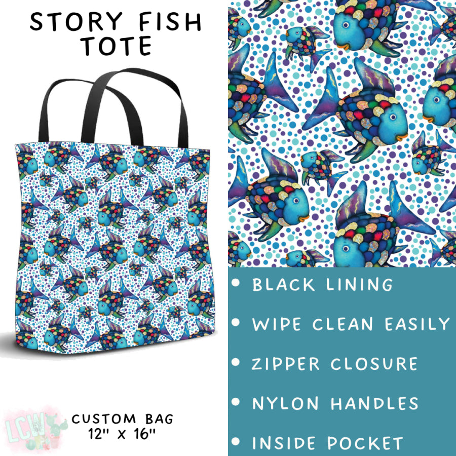 Preorder Custom Styles - Story Fish - Closes 6 Dec - ETA late Feb 2025 Leggings