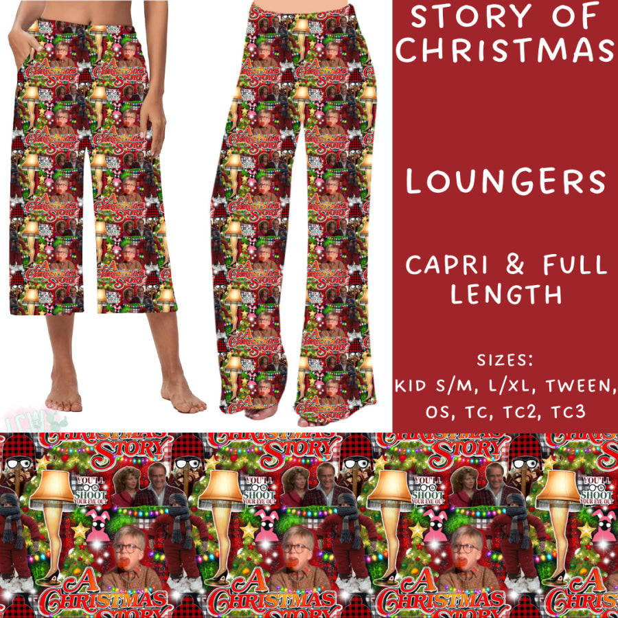 Preorder Custom Styles - Story Of Christmas - Closes 31 Oct - ETA early Jan 2025 Leggings