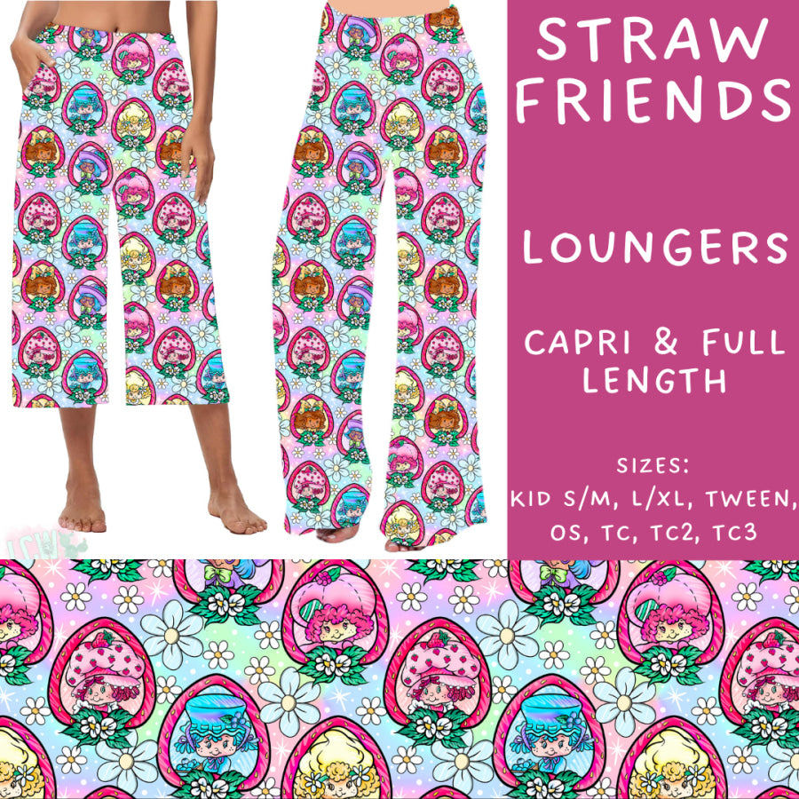 Preorder Custom Styles - Straw Friends - Closes 6 Dec - ETA late Feb 2025 Leggings