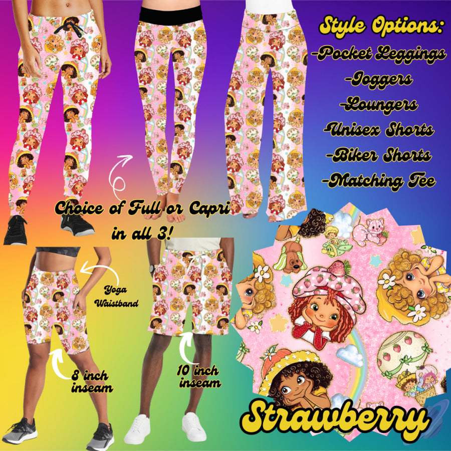 PREORDER Custom Styles - Strawberry - Closes 19 Feb - ETA late May 2025 Leggings