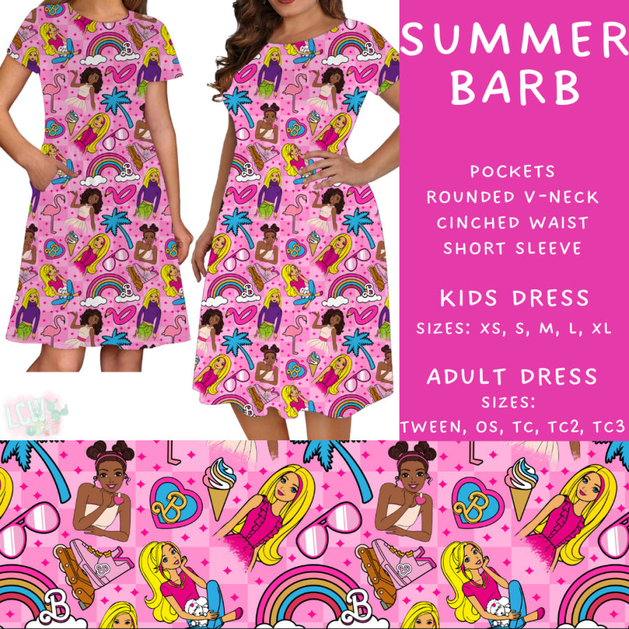 Preorder Custom Styles - Summer Barb - Closes 15 May - ETA mid Jul 2025 Leggings