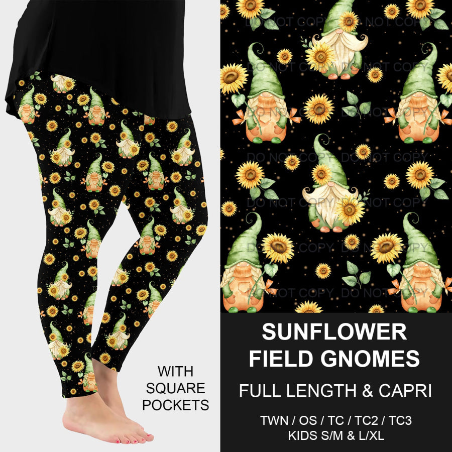 PREORDER Custom Styles - Sunflower Field Gnomes - Closes 25 Mar - ETA late Jun 2025 Loungewear