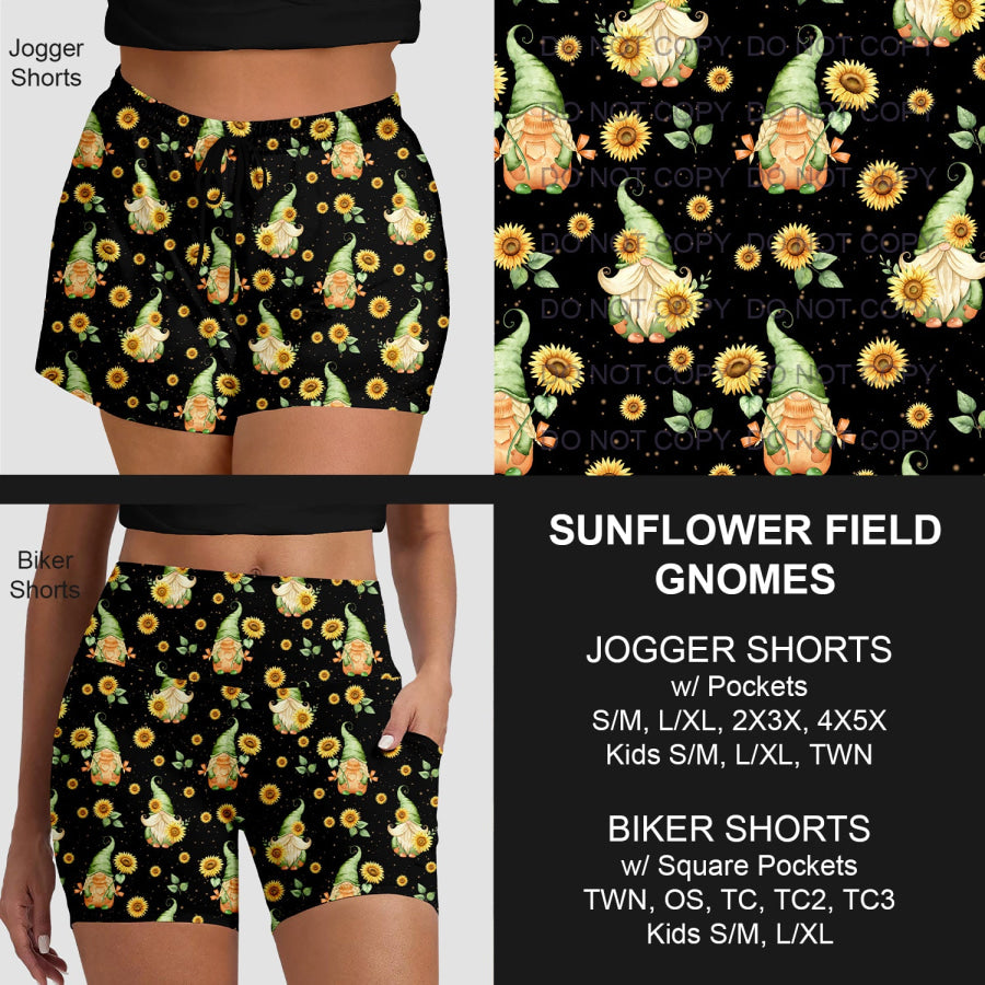 PREORDER Custom Styles - Sunflower Field Gnomes - Closes 25 Mar - ETA late Jun 2025 Loungewear