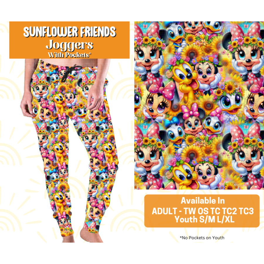 Preorder Custom Styles - Sunflower Friends - 16 May - ETA early Sep 2025 Leggings