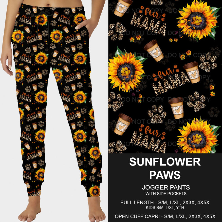 PREORDER Custom Styles - Sunflower Paws - Closes 21 Jan - ETA late Apr 2025 Loungewear