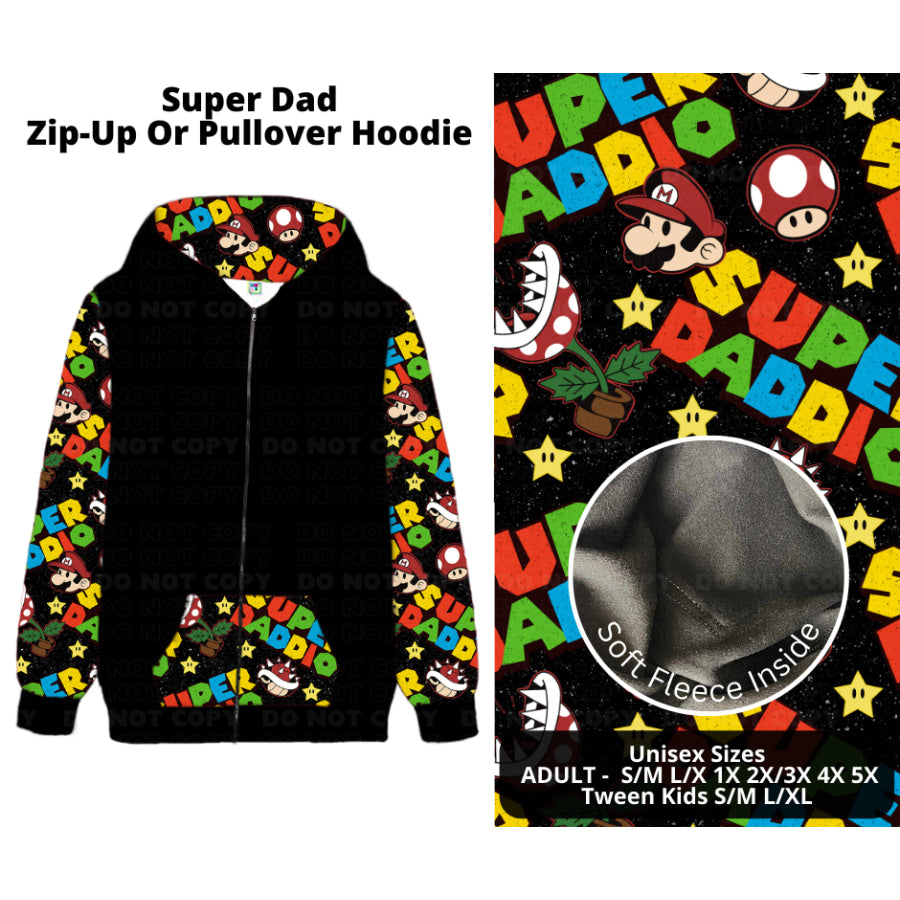 PREORDER Custom Styles - Super Dad - Closes 27 Nov - ETA late Feb 2025 Leggings