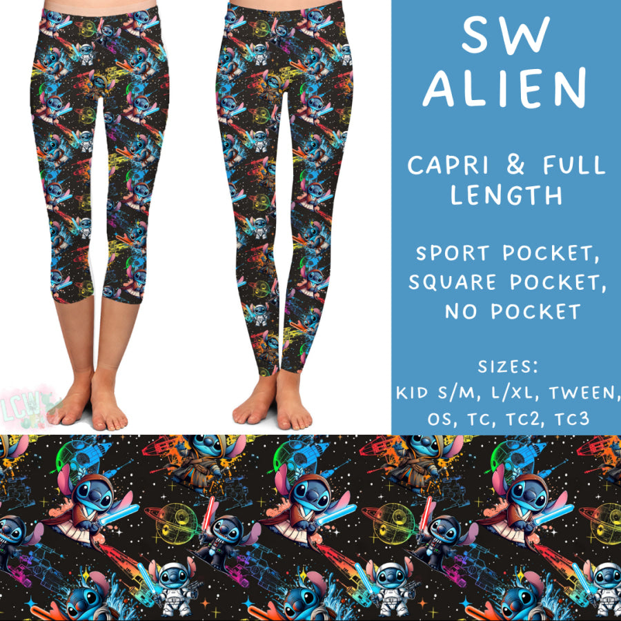 Preorder Custom Styles - SW Alien - Closes 27 Jan - ETA late Apr 2025 Leggings