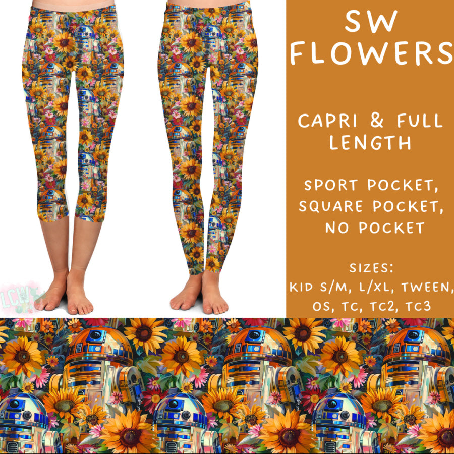 Preorder Custom Styles - SW Flowers - Closes 29 Jan - ETA late Apr 2025 Leggings