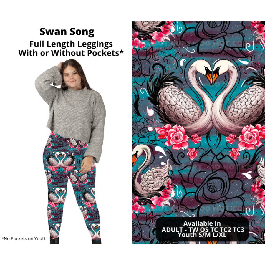 PREORDER Custom Styles - Swan Song - Closes 28 Nov - ETA late Feb 2025 Leggings