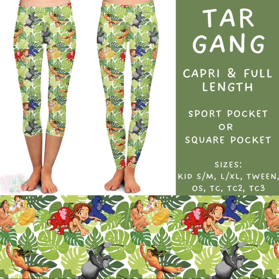 Preorder Custom Styles - Tar Gang - Closes 5 Mar - ETA late May 2025 Leggings