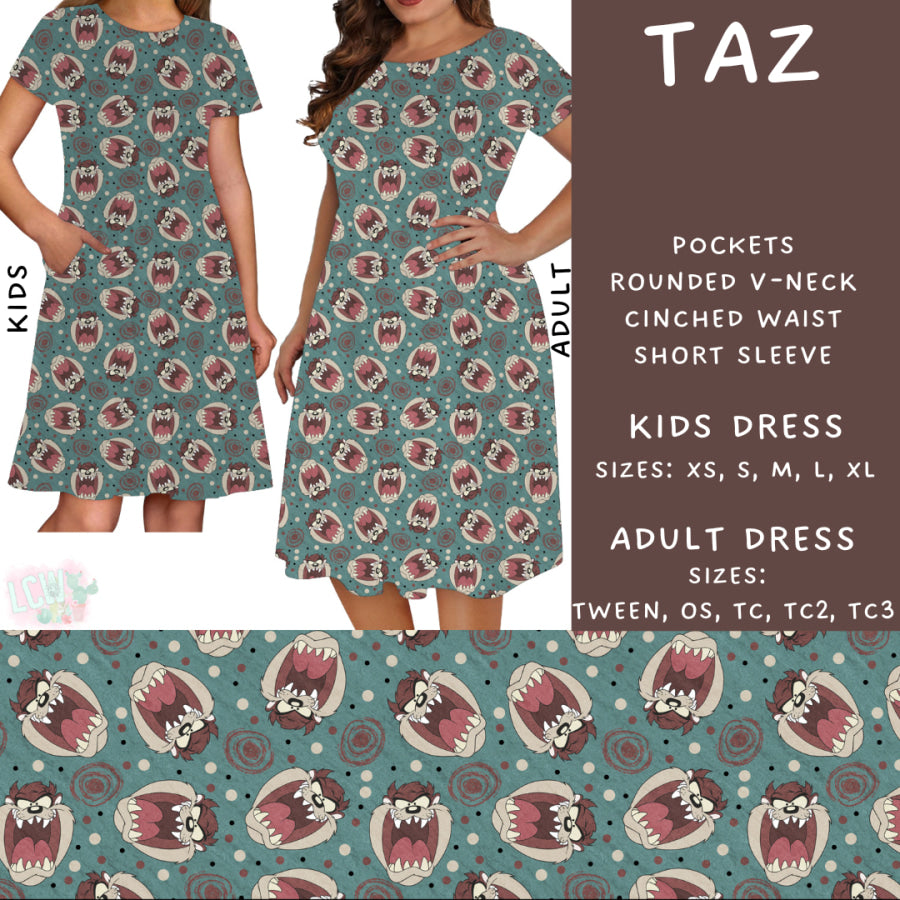 Preorder Custom Styles - Taz - Closes 27 Jan - ETA late Apr 2025 Leggings