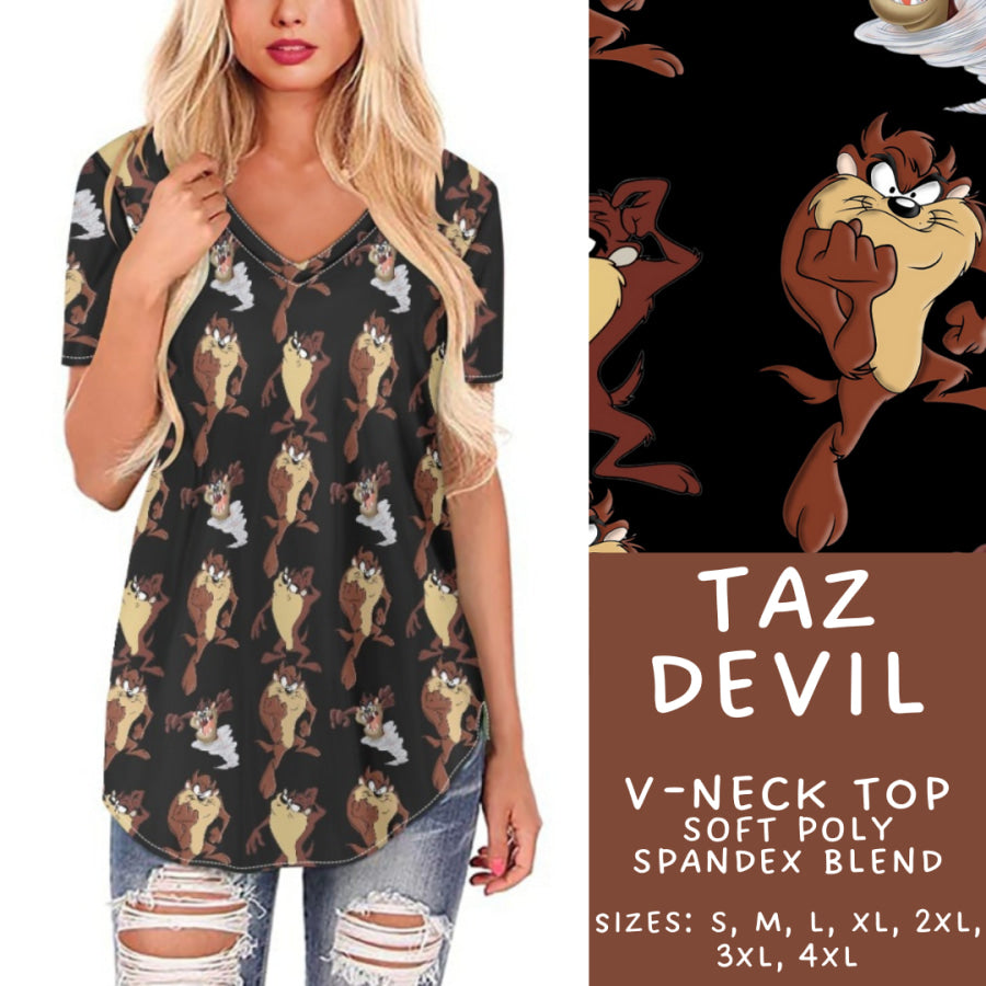 Preorder Custom Styles - Taz Devil - Closes 3 Mar - ETA late May 2025 Leggings