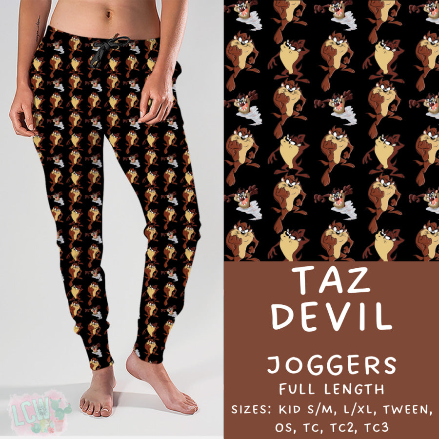 Preorder Custom Styles - Taz Devil - Closes 3 Mar - ETA late May 2025 Leggings