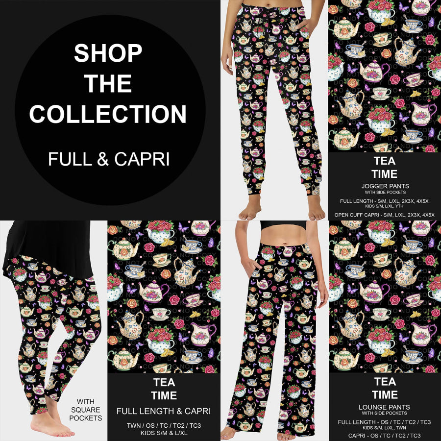 PREORDER Custom Styles - Tea Time - Closes 20 May - ETA late Aug 2025 Loungewear