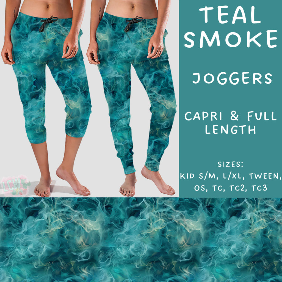 Preorder Custom Styles - Teal Smoke - Closes 18 Sep - ETA early Dec 2024 Leggings