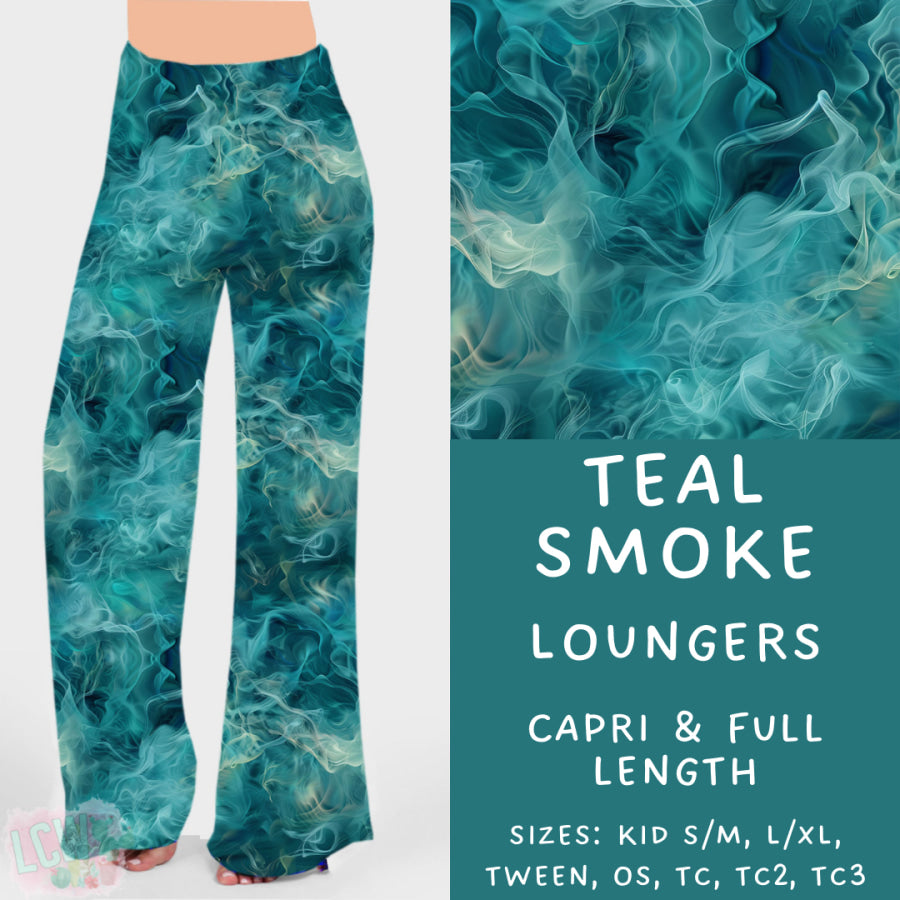 Preorder Custom Styles - Teal Smoke - Closes 20 Feb - ETA mid May 2025 Leggings