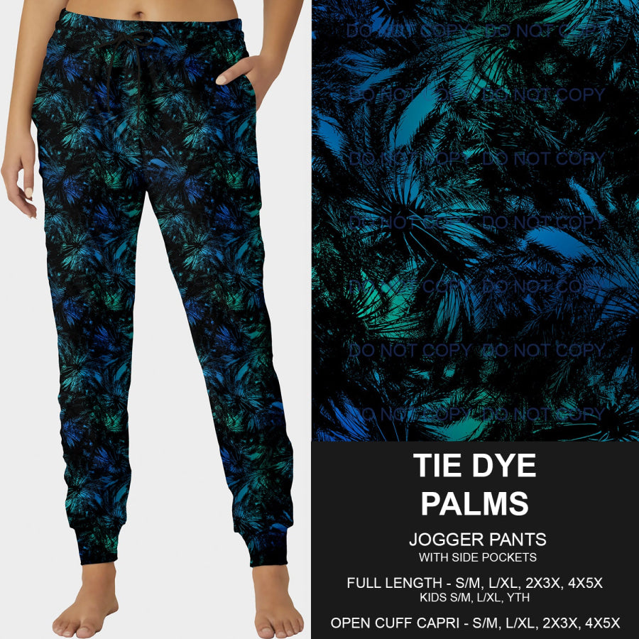 PREORDER Custom Styles - Tie Dye Palms - Closes 25 Mar - ETA late Jun 2025 Loungewear