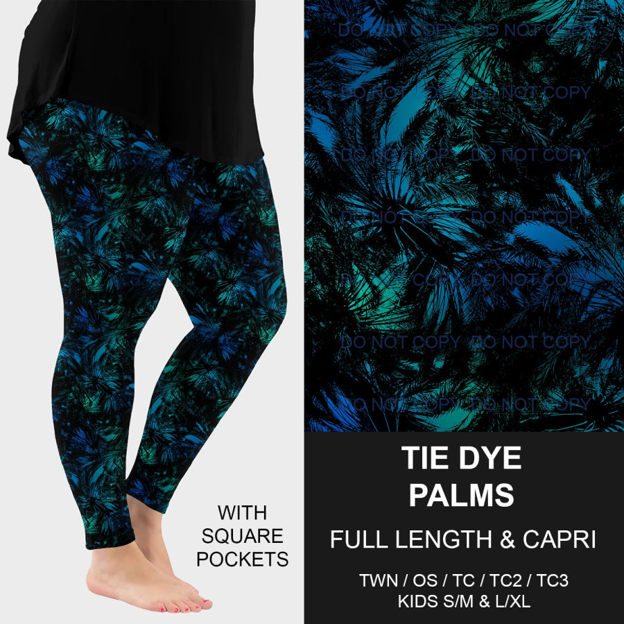 PREORDER Custom Styles - Tie Dye Palms - Closes 25 Mar - ETA late Jun 2025 Loungewear