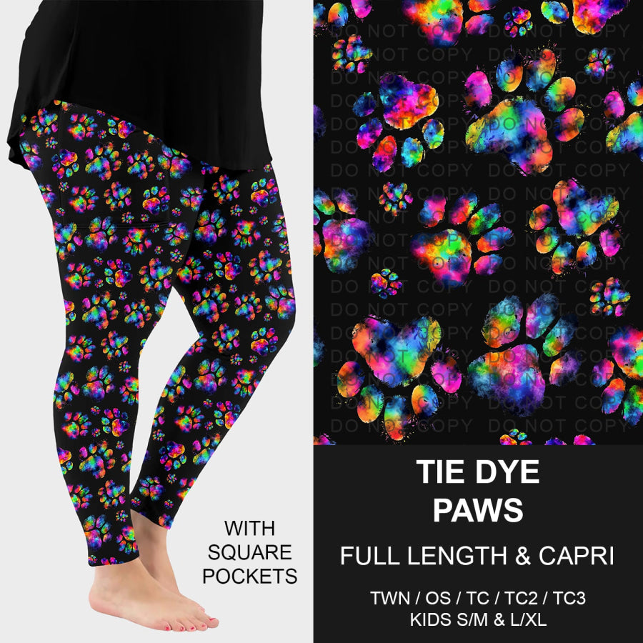 PREORDER Custom Styles - Tie Dye Paws - Closes 20 May - ETA late Aug 2025 Loungewear