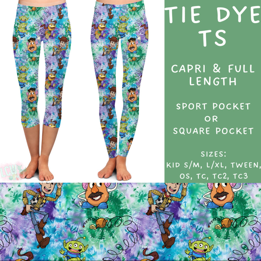 Preorder Custom Styles - Tie Dye TS - Closes 12 Mar - ETA early Jun 2025 Leggings