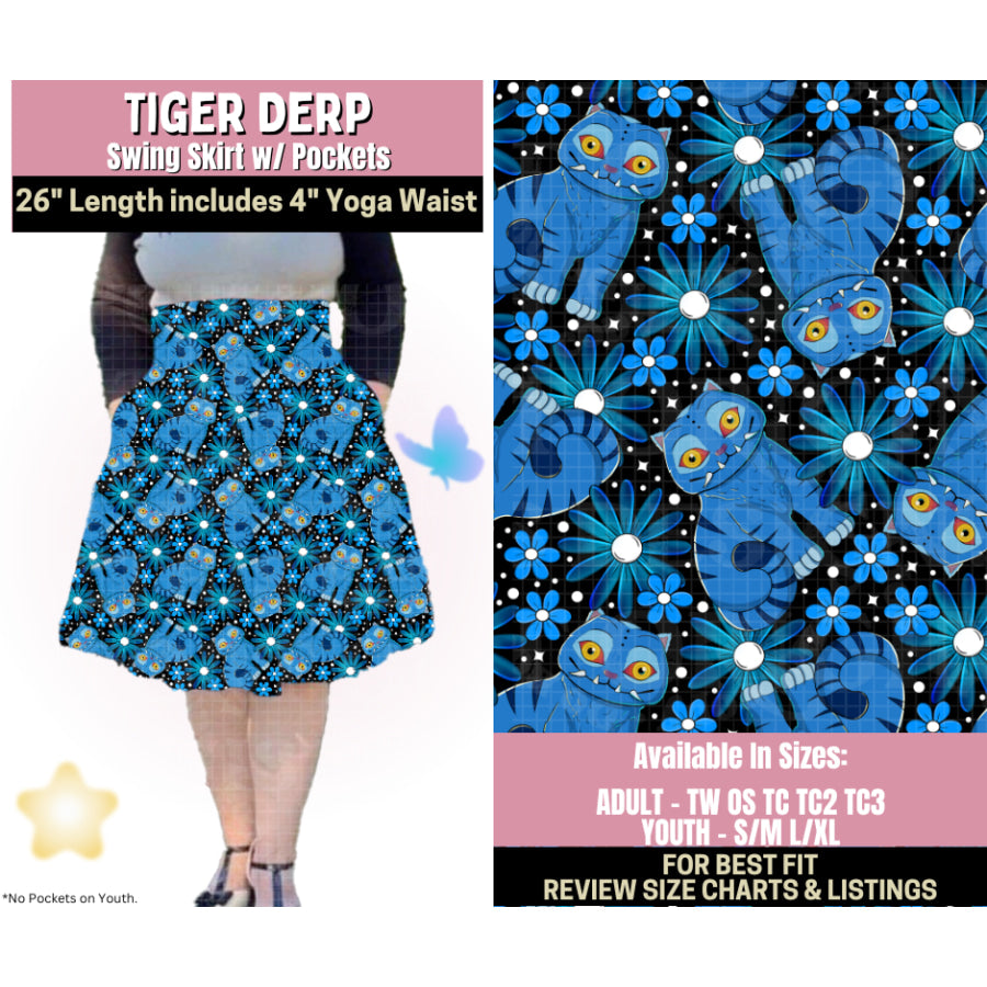 Preorder Custom Styles - Tiger Derp - Closes 25 Sep - ETA late Jan 2026 Leggings