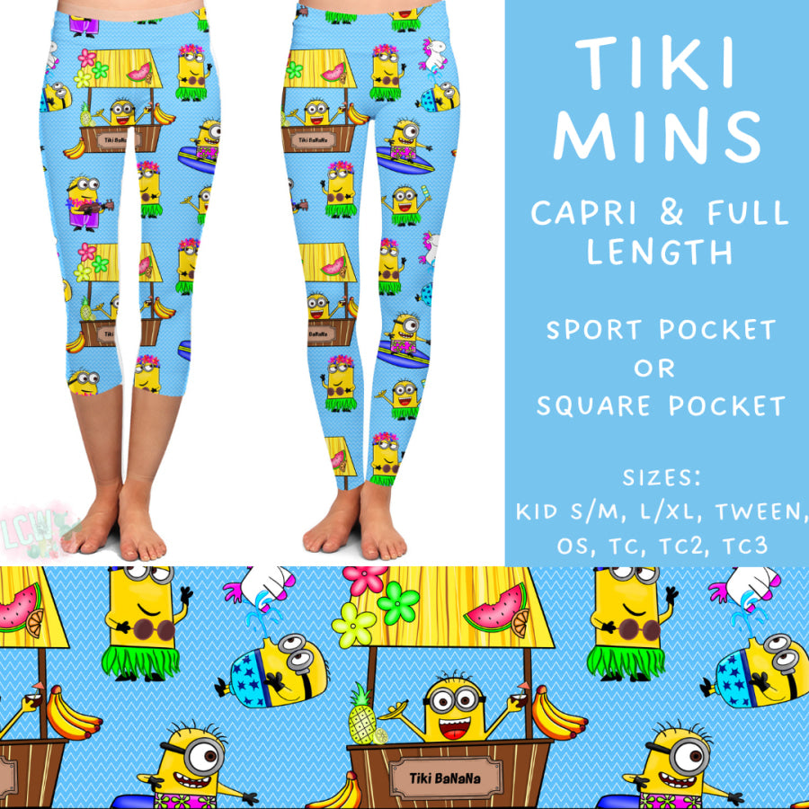 Preorder Custom Styles - Tiki Mins - Closes 15 May - ETA mid Jul 2025 Leggings