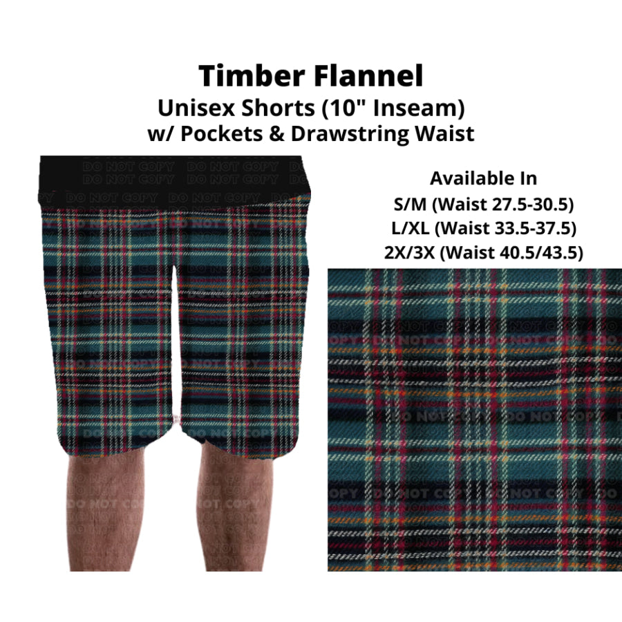 PREORDER Custom Styles - Timber Flannel - Closes 27 Nov - ETA late Feb 2025 Leggings