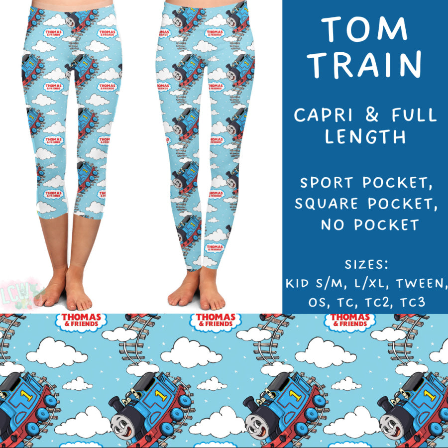 Preorder Custom Styles - Tom Train - Closes 2 Dec - ETA late Feb 2025 Leggings