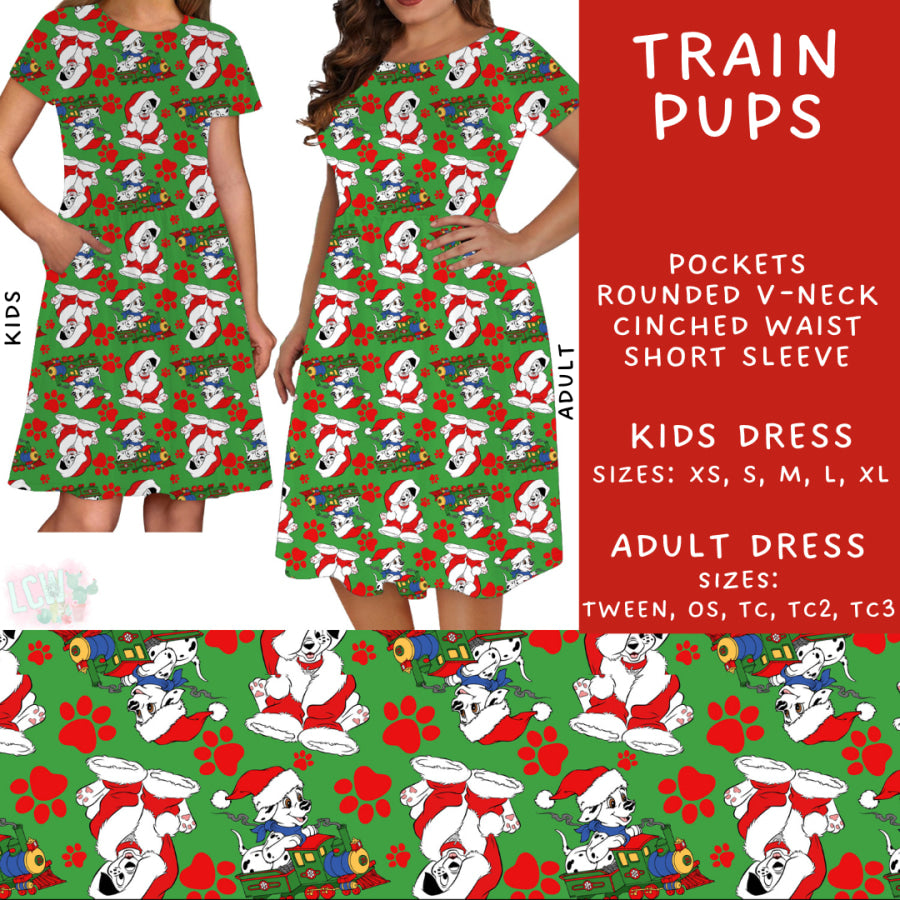 Preorder Custom Styles - Train Pups - Closes 31 Oct - ETA early Jan 2025 Leggings