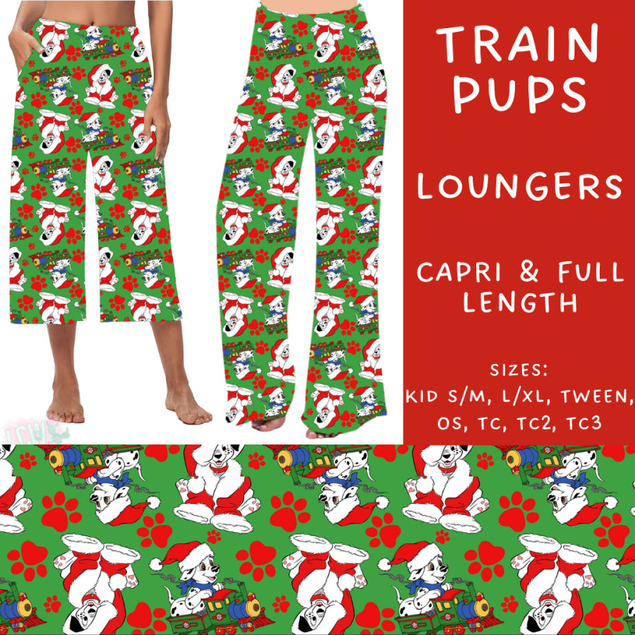 Preorder Custom Styles - Train Pups - Closes 31 Oct - ETA early Jan 2025 Leggings